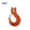 Drop Forged Electric-Galvanized Cargo Clevis Slip Hook for Sling